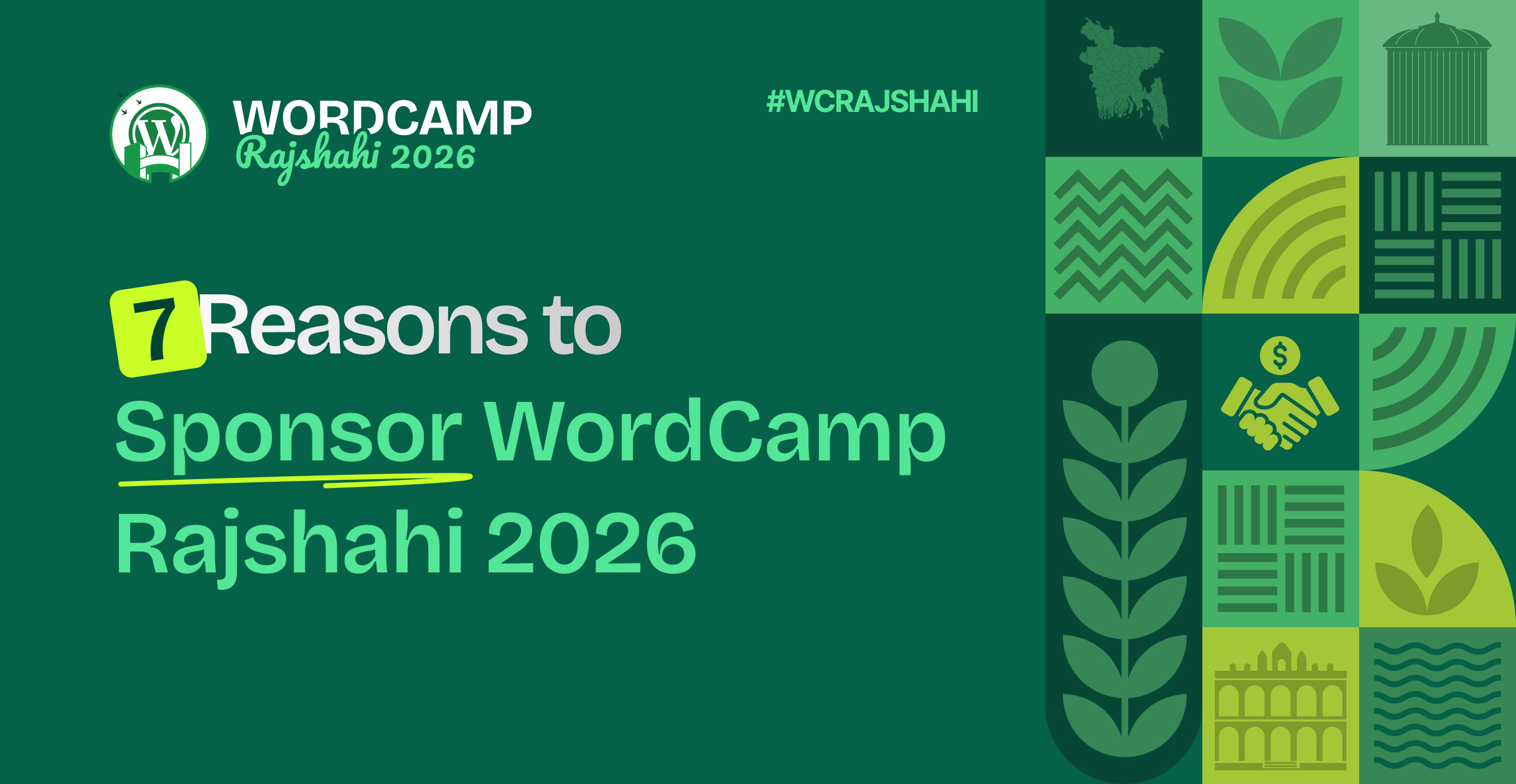 Why You Should Sponsor WordCamp Rajshahi 2026